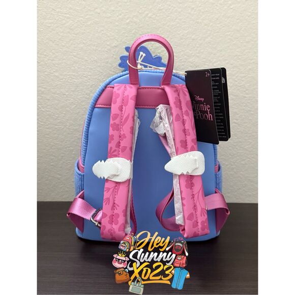 Loungefly Disney Winnie the Pooh Eeyore Peeking Corduroy Mini Backpack - Picture 3 of 6